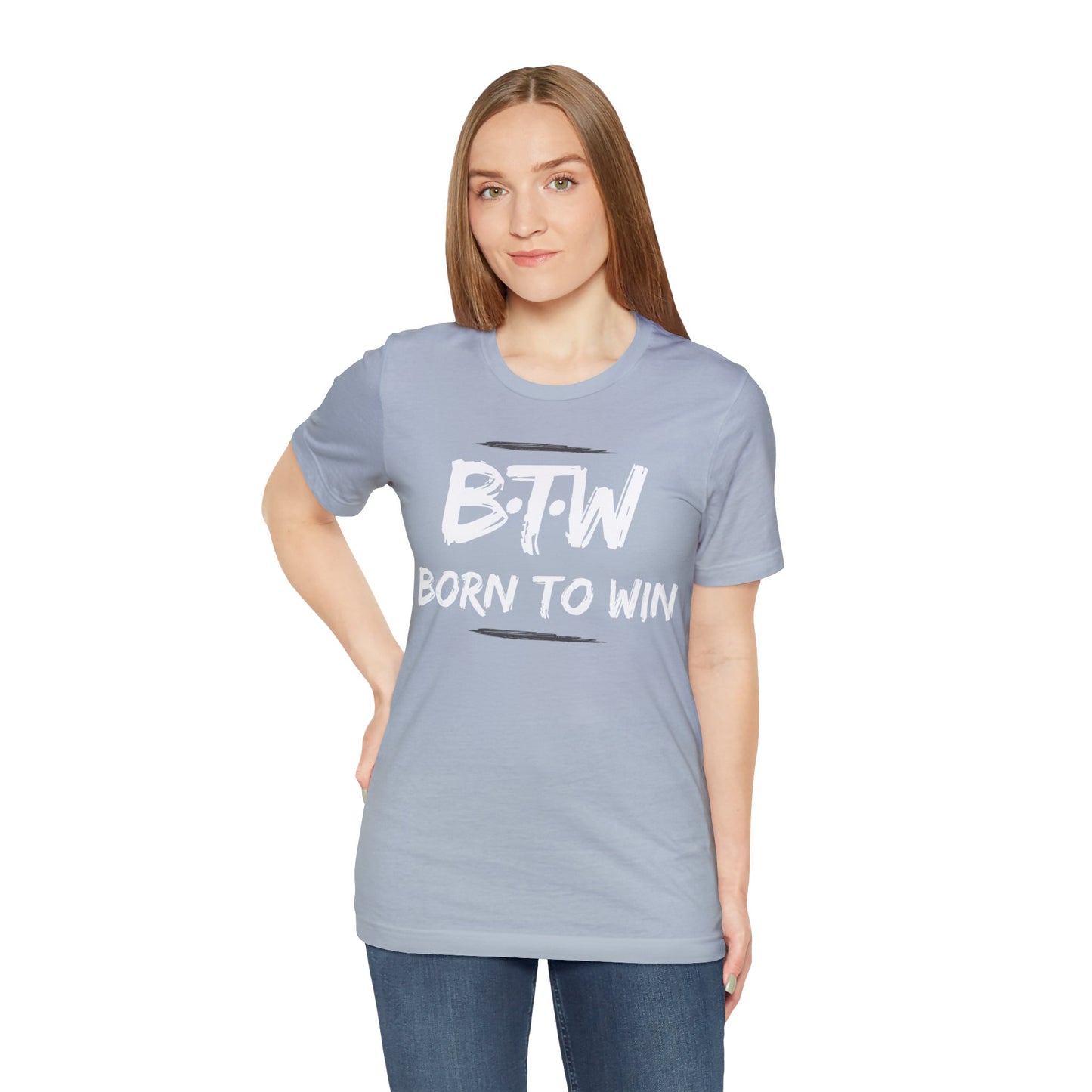 BORN TO WIN Unisex Jersey Short Sleeve Tee