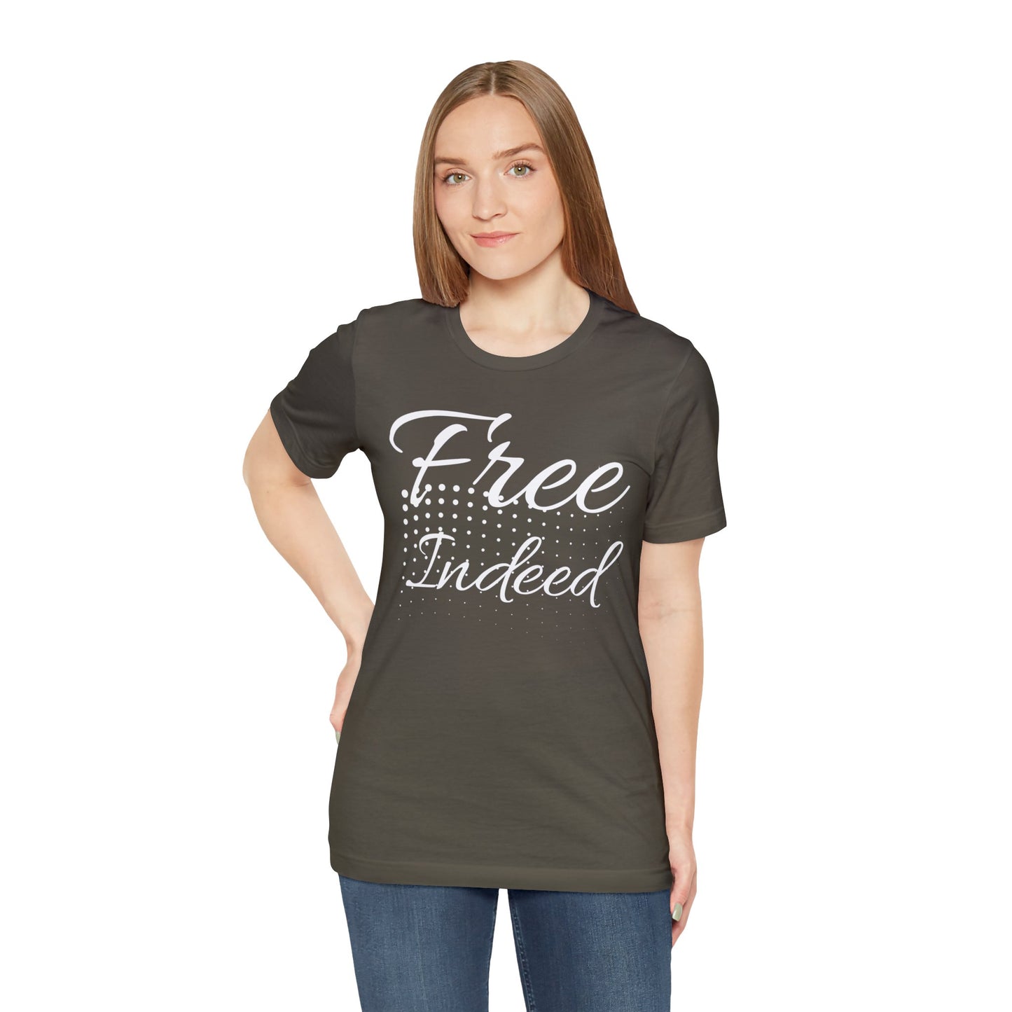 FREE INDEED Unisex Jersey Short Sleeve Tee