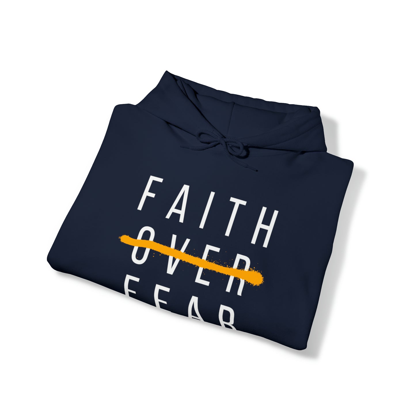 FAITH OVER FEAR Unisex Heavy Blend™ Hooded Sweatshirt