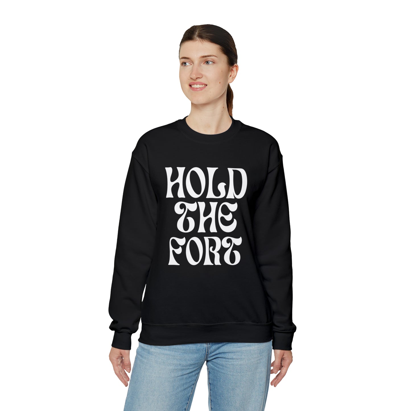 HOLD THE FORT Unisex Heavy Blend™ Crewneck Sweatshirt