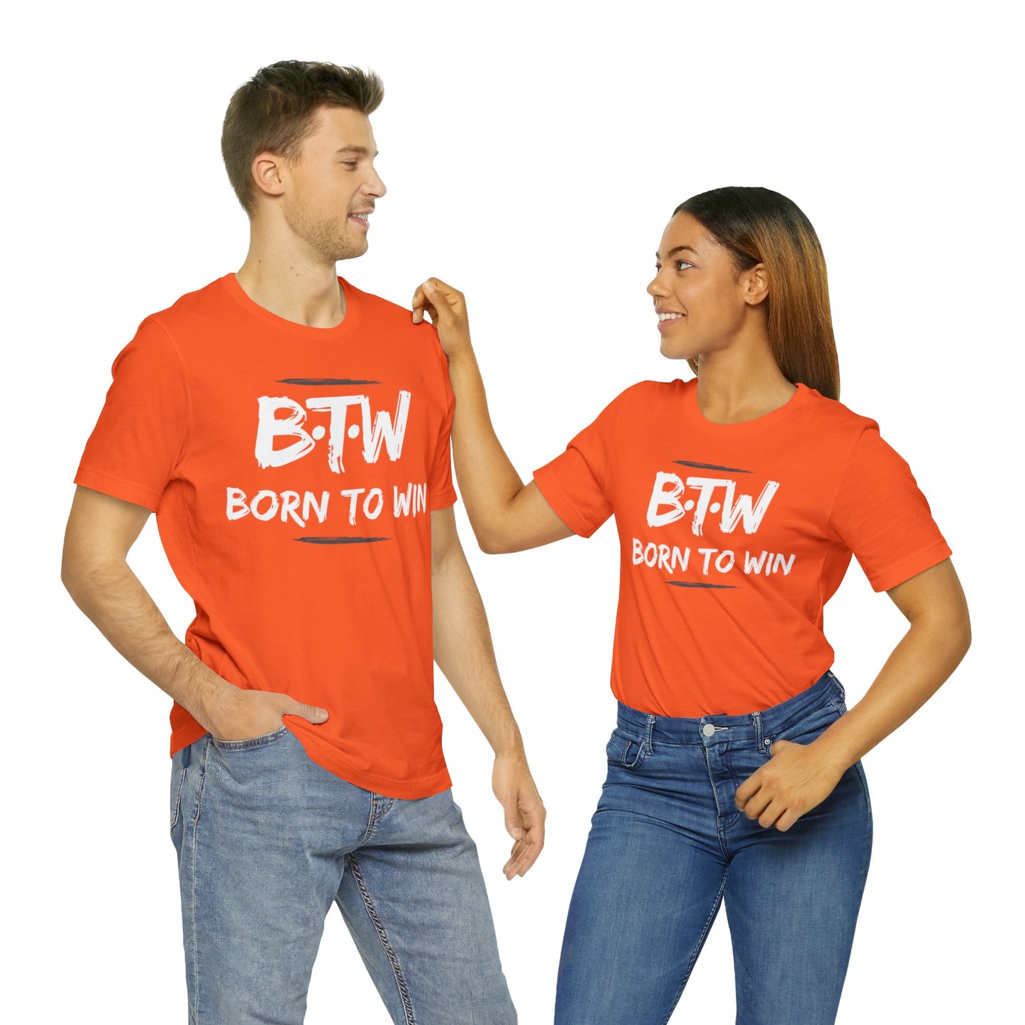 BORN TO WIN Unisex Jersey Short Sleeve Tee