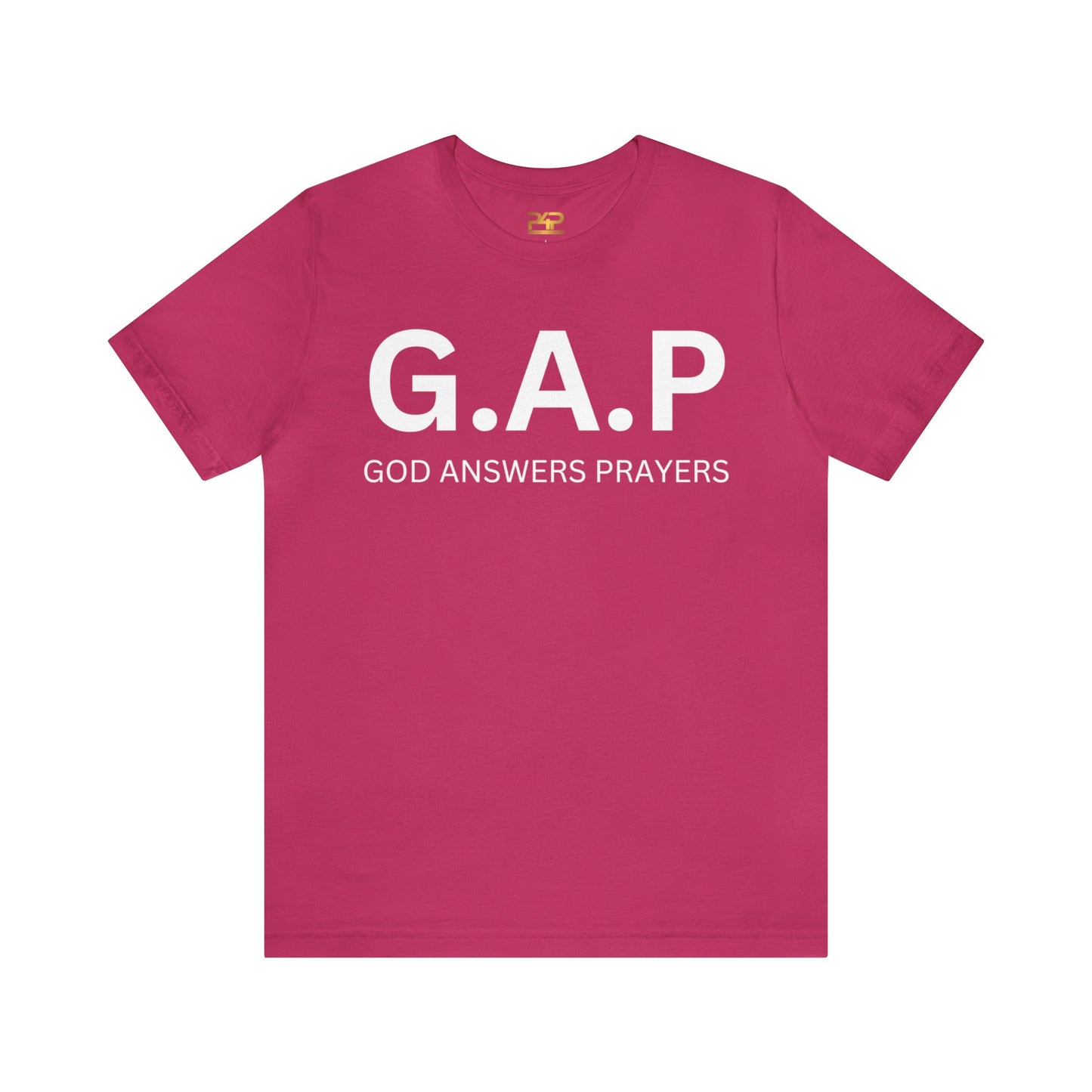 GOD ANSWERS PRAYERS Unisex Jersey Short Sleeve Tee