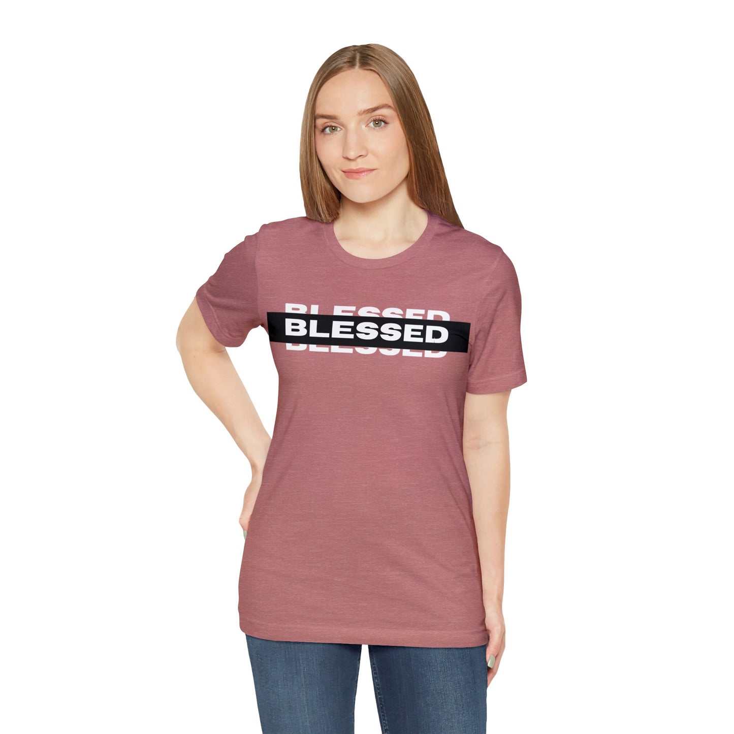 BLESSED Unisex Jersey Short Sleeve Tee