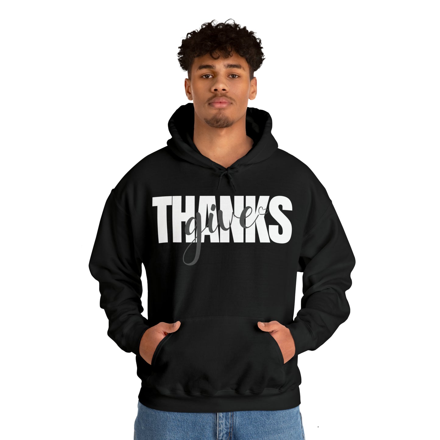 GIVE THANKS Unisex Heavy Blend™ Hooded Sweatshirt