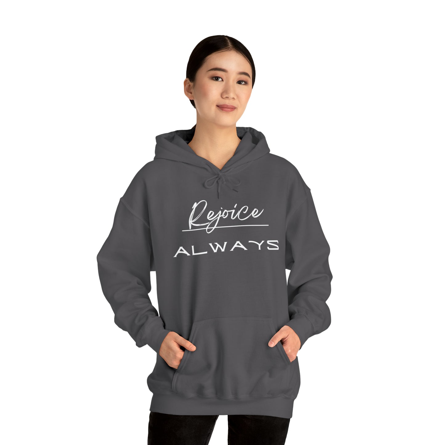 REJOICE ALWAYS Unisex Heavy Blend™ Hooded Sweatshirt