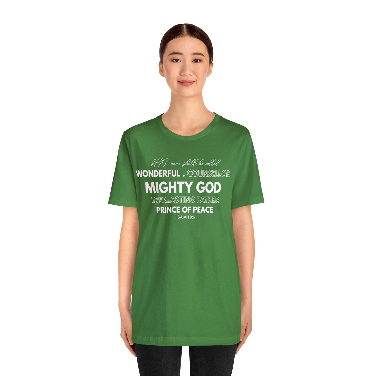 ISAIAH 9:6 Unisex Jersey Short Sleeve Tee