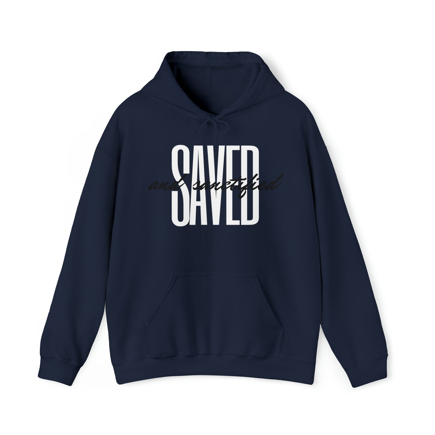 SAVED AND SANCTIFIED Unisex Heavy Blend™ Hooded Sweatshirt