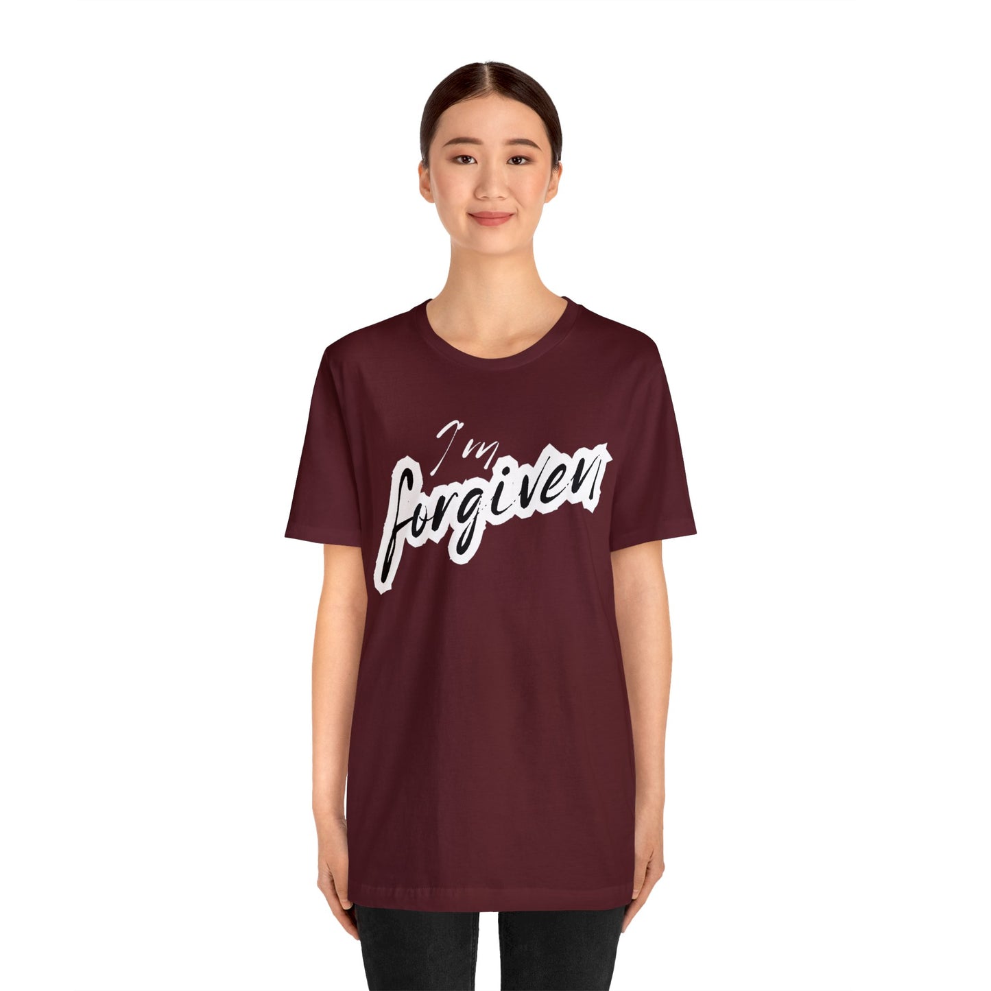 I'M FORGIVEN Unisex Jersey Short Sleeve Tee