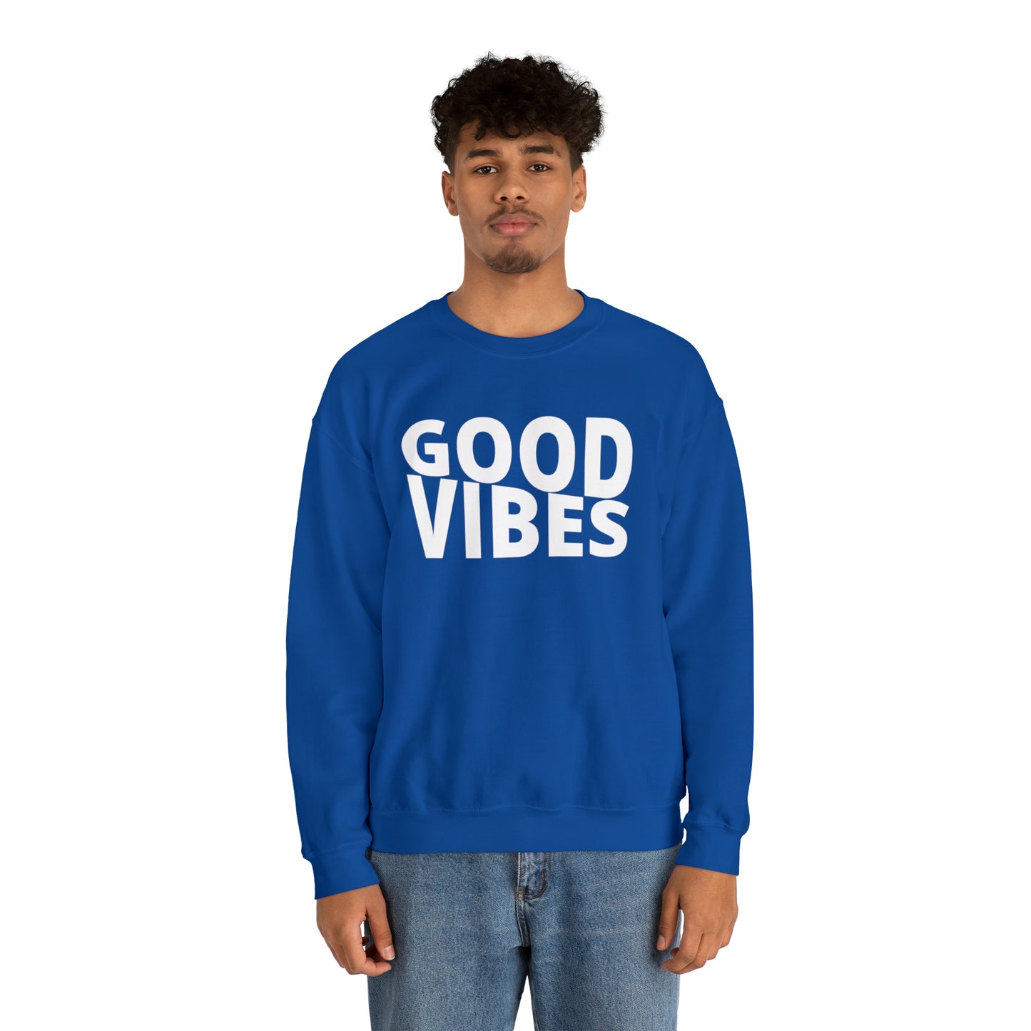 GOOD VIBES Unisex Heavy Blend™ Crewneck Sweatshirt