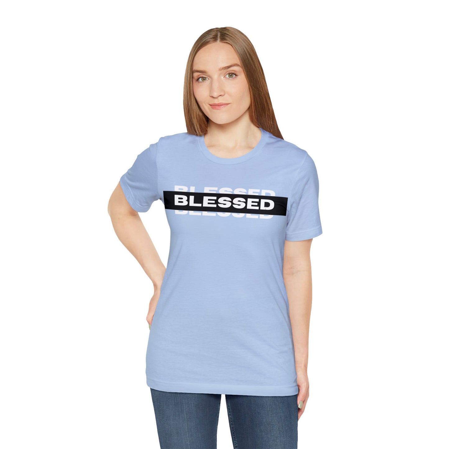 BLESSED Unisex Jersey Short Sleeve Tee