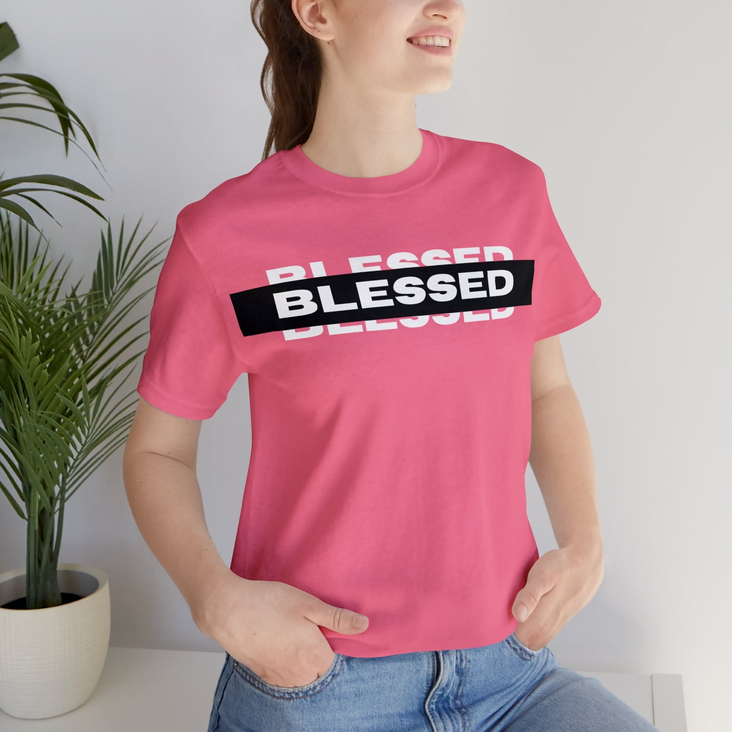 BLESSED Unisex Jersey Short Sleeve Tee