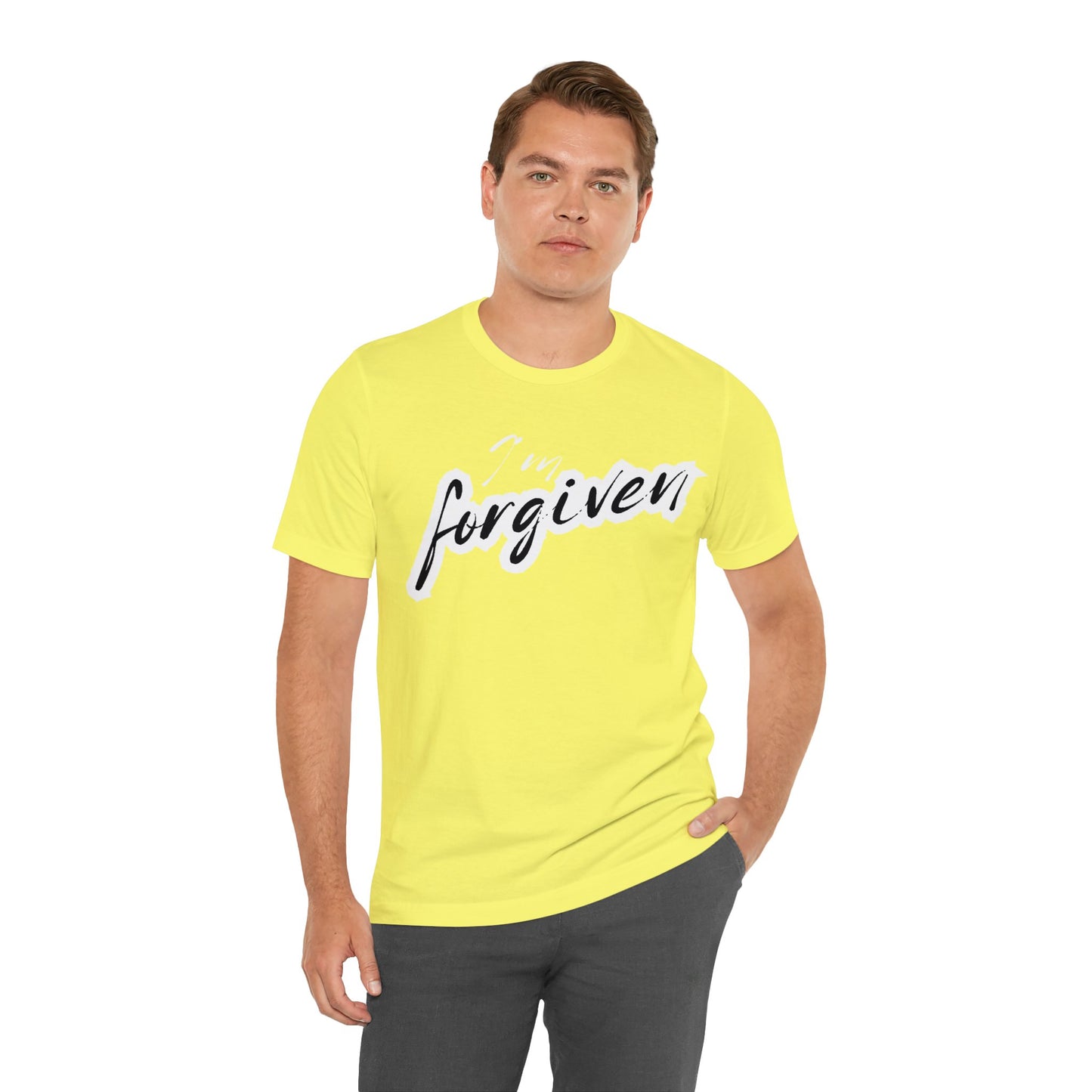 I'M FORGIVEN Unisex Jersey Short Sleeve Tee