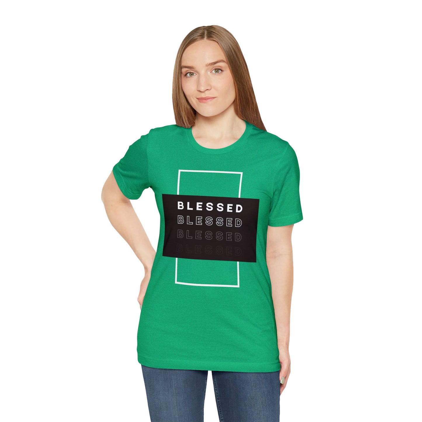BLESSED Unisex Jersey Short Sleeve Tee