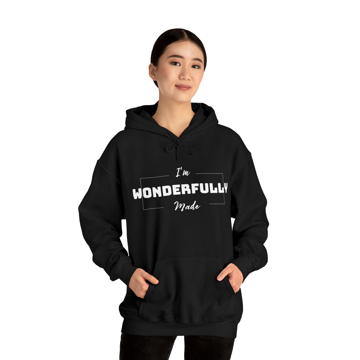 I'M WONDERFULLY MADE Unisex Heavy Blend™ Hooded Sweatshirt