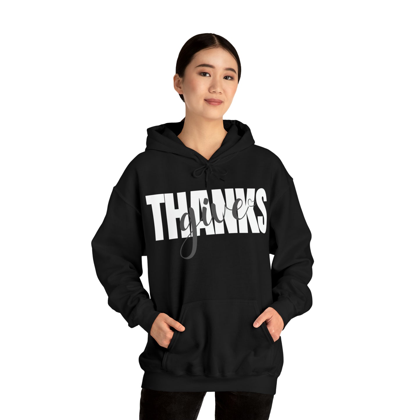 GIVE THANKS Unisex Heavy Blend™ Hooded Sweatshirt