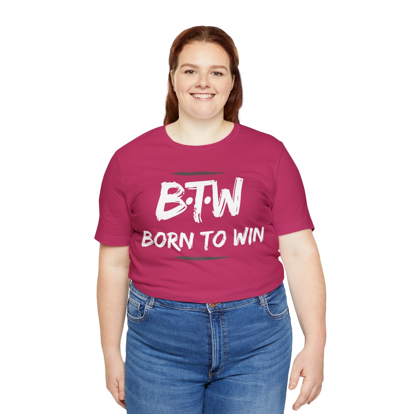 BORN TO WIN Unisex Jersey Short Sleeve Tee