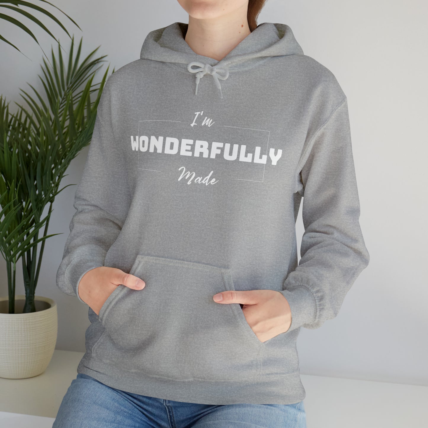I'M WONDERFULLY MADE Unisex Heavy Blend™ Hooded Sweatshirt