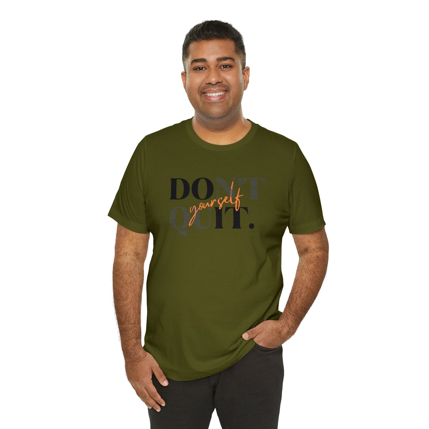 DON'T QUIT Unisex Jersey Short Sleeve Tee