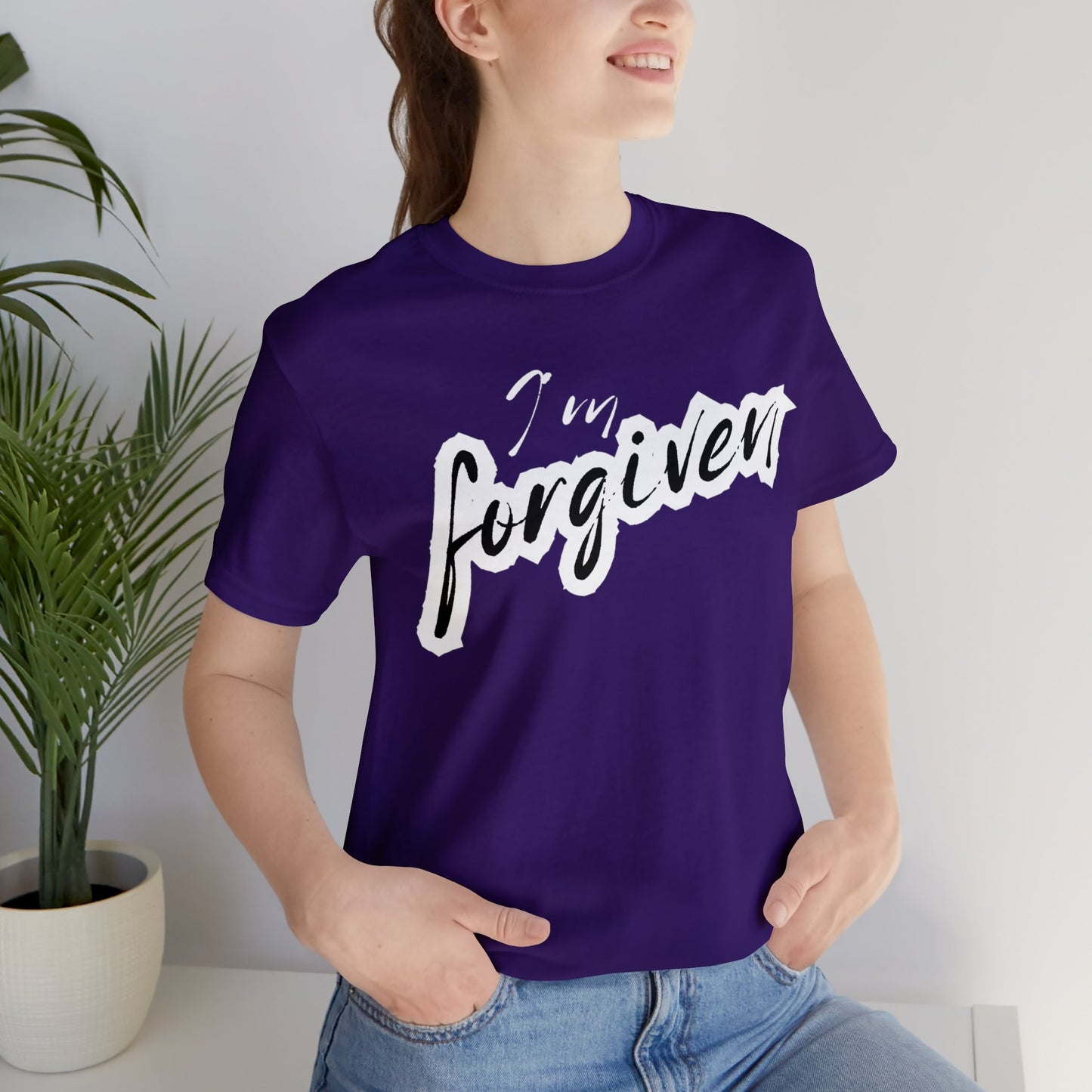 I'M FORGIVEN Unisex Jersey Short Sleeve Tee