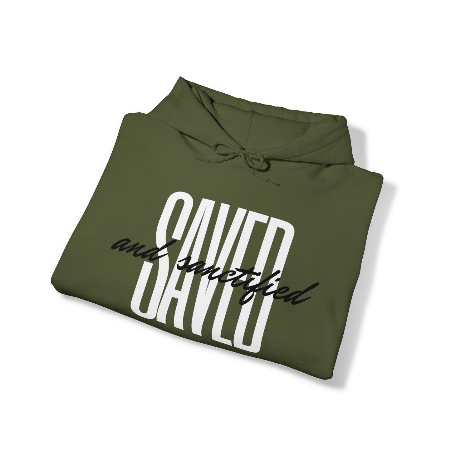 SAVED AND SANCTIFIED Unisex Heavy Blend™ Hooded Sweatshirt