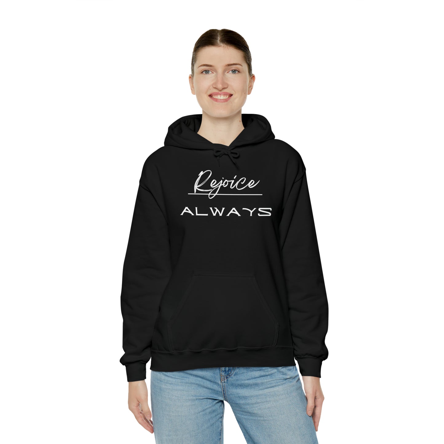 REJOICE ALWAYS Unisex Heavy Blend™ Hooded Sweatshirt