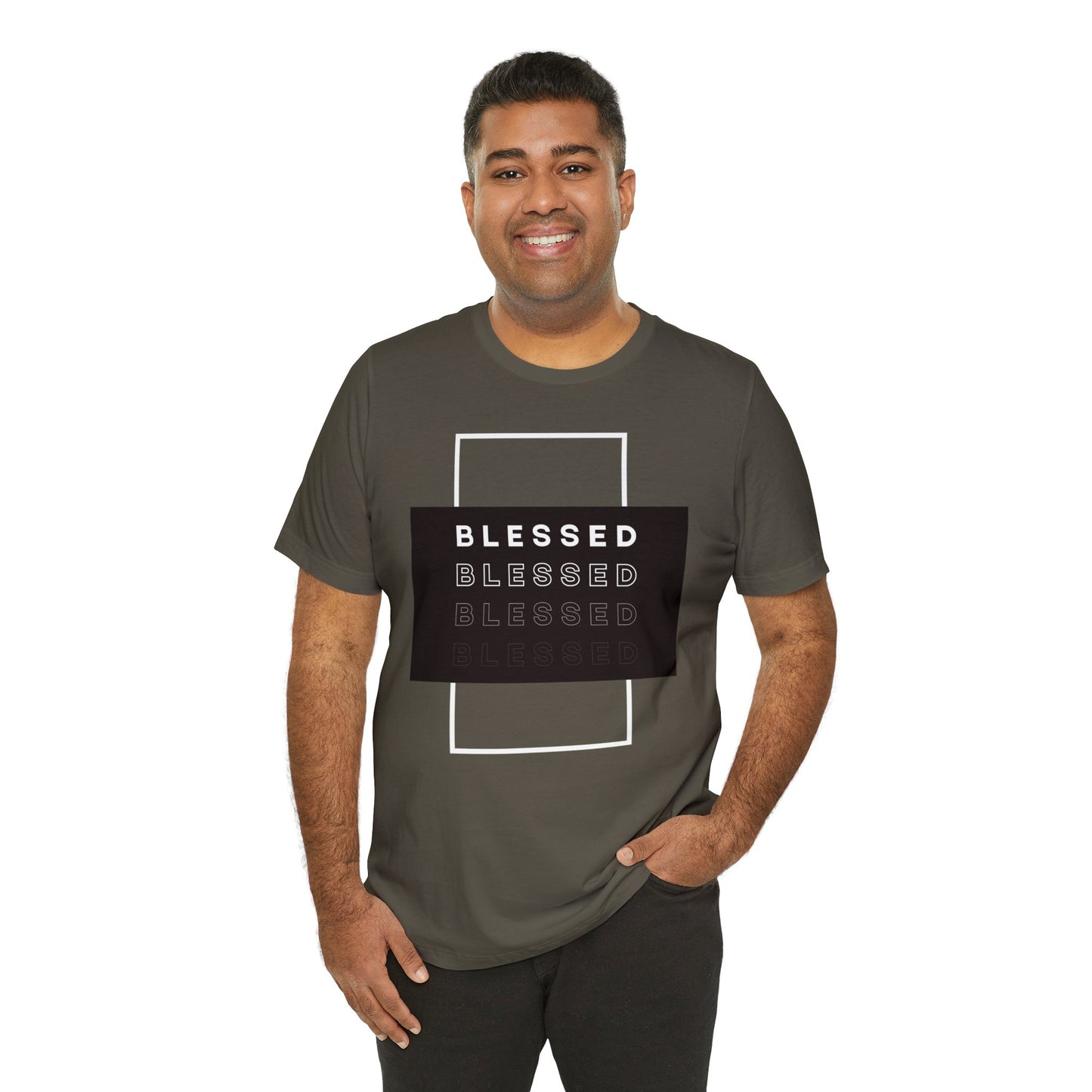 BLESSED Unisex Jersey Short Sleeve Tee