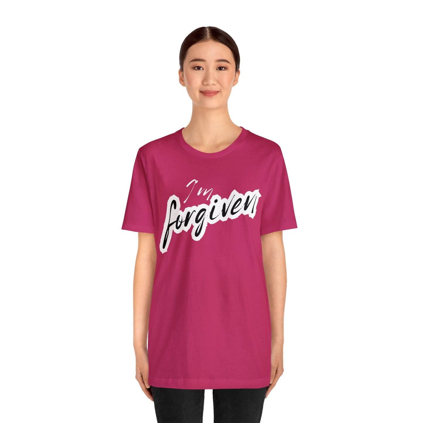 I'M FORGIVEN Unisex Jersey Short Sleeve Tee