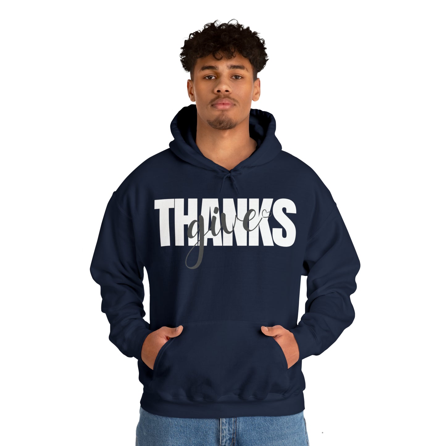 GIVE THANKS Unisex Heavy Blend™ Hooded Sweatshirt