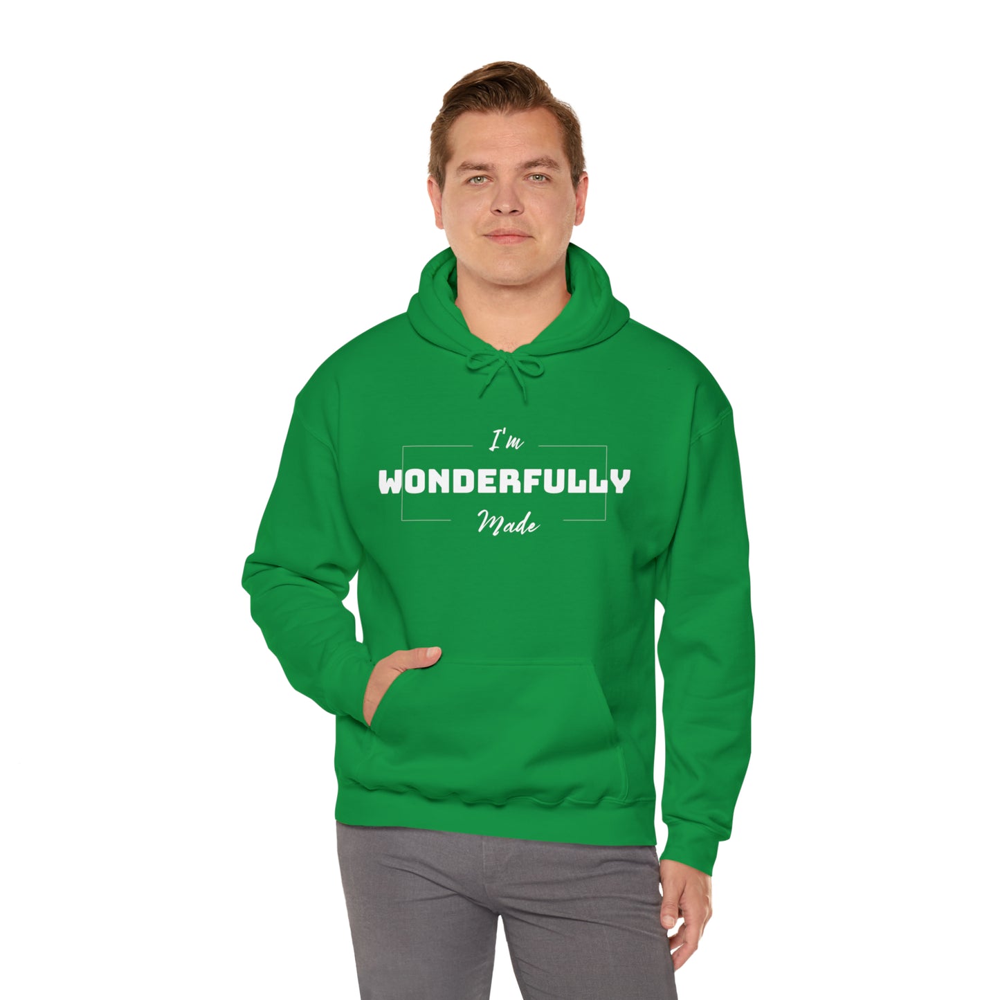 I'M WONDERFULLY MADE Unisex Heavy Blend™ Hooded Sweatshirt