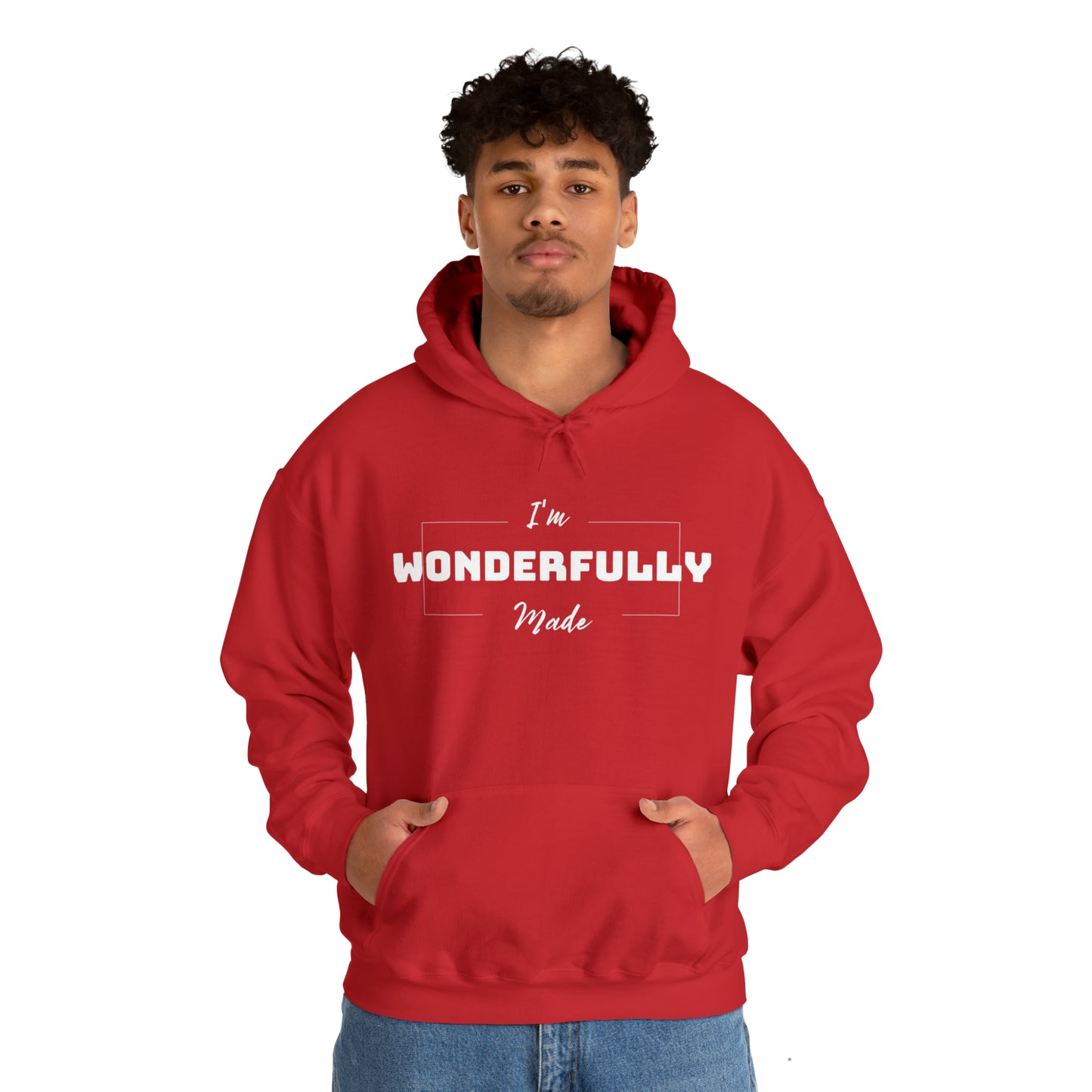 I'M WONDERFULLY MADE Unisex Heavy Blend™ Hooded Sweatshirt