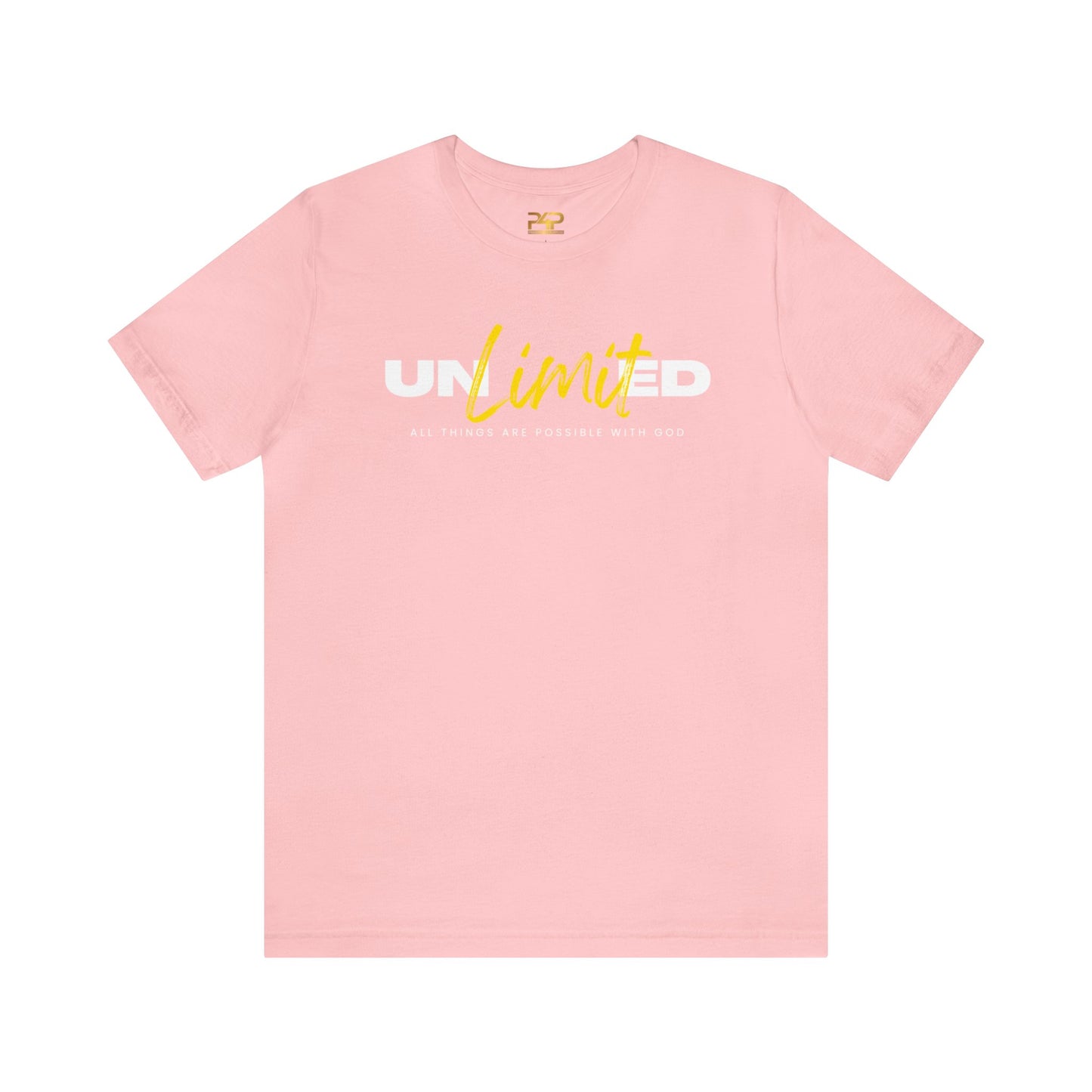 UNLIMITED ALL THINGS ARE POSSIBLE WITH GOD Unisex Jersey Short Sleeve Tee