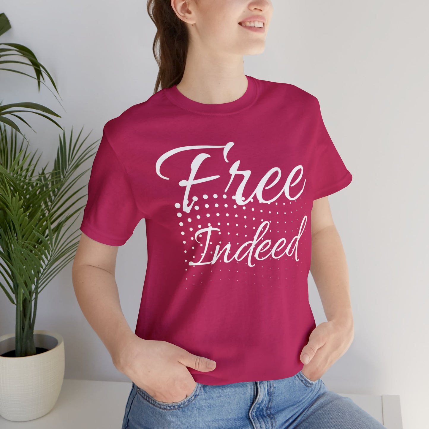 FREE INDEED Unisex Jersey Short Sleeve Tee
