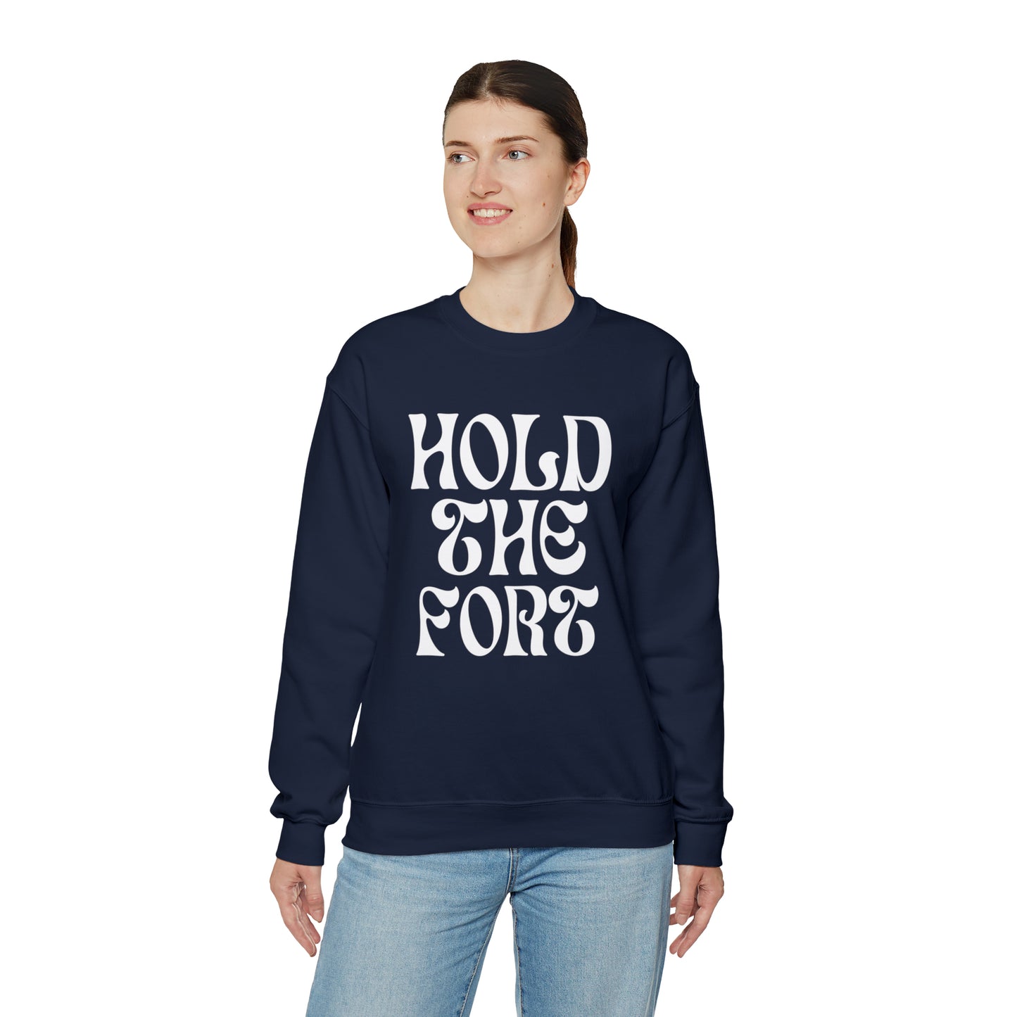 HOLD THE FORT Unisex Heavy Blend™ Crewneck Sweatshirt