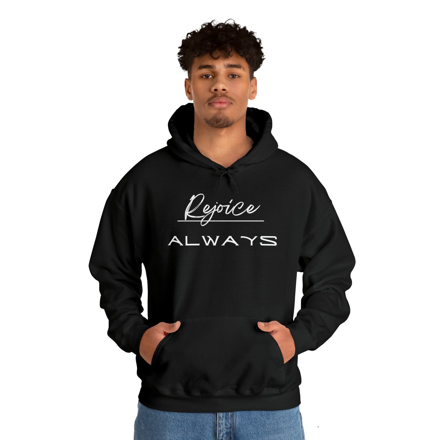 REJOICE ALWAYS Unisex Heavy Blend™ Hooded Sweatshirt
