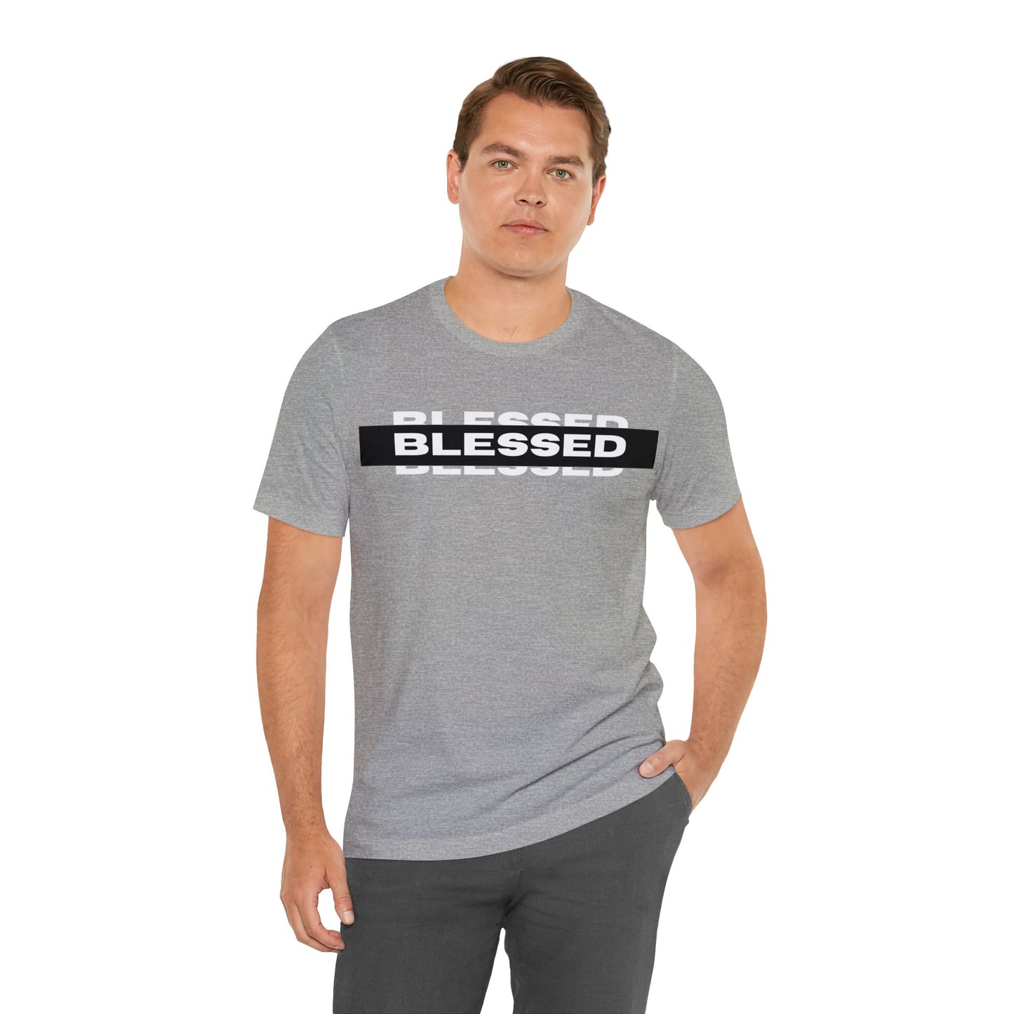 BLESSED Unisex Jersey Short Sleeve Tee