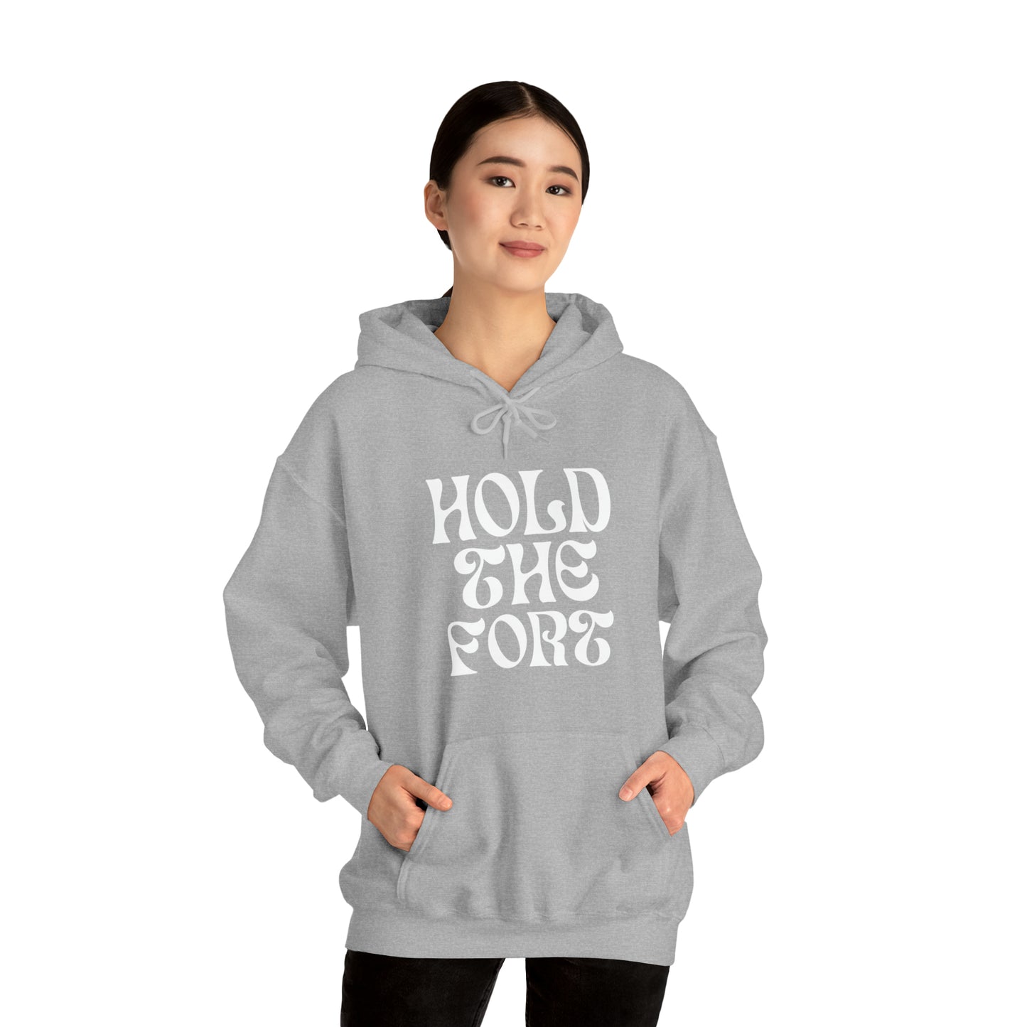 HOLD THE FORT Unisex Heavy Blend™ Hooded Sweatshirt