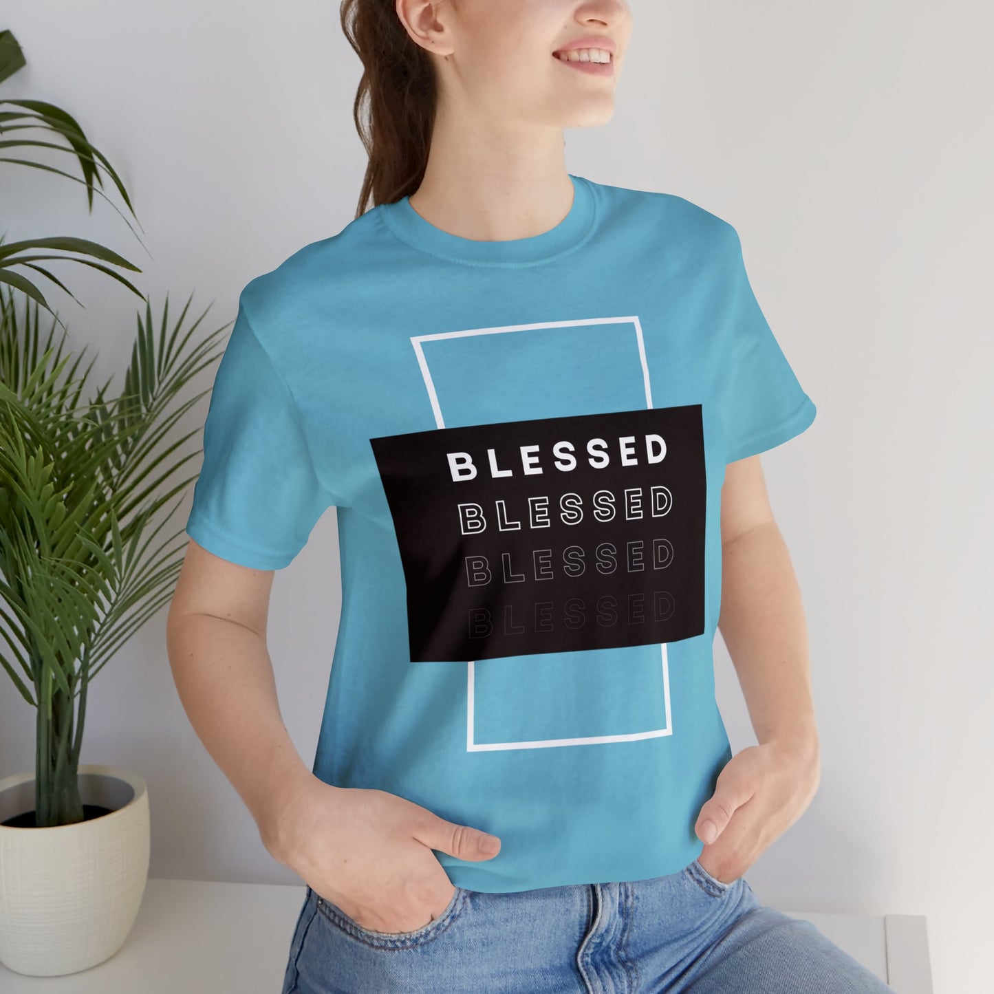 BLESSED Unisex Jersey Short Sleeve Tee
