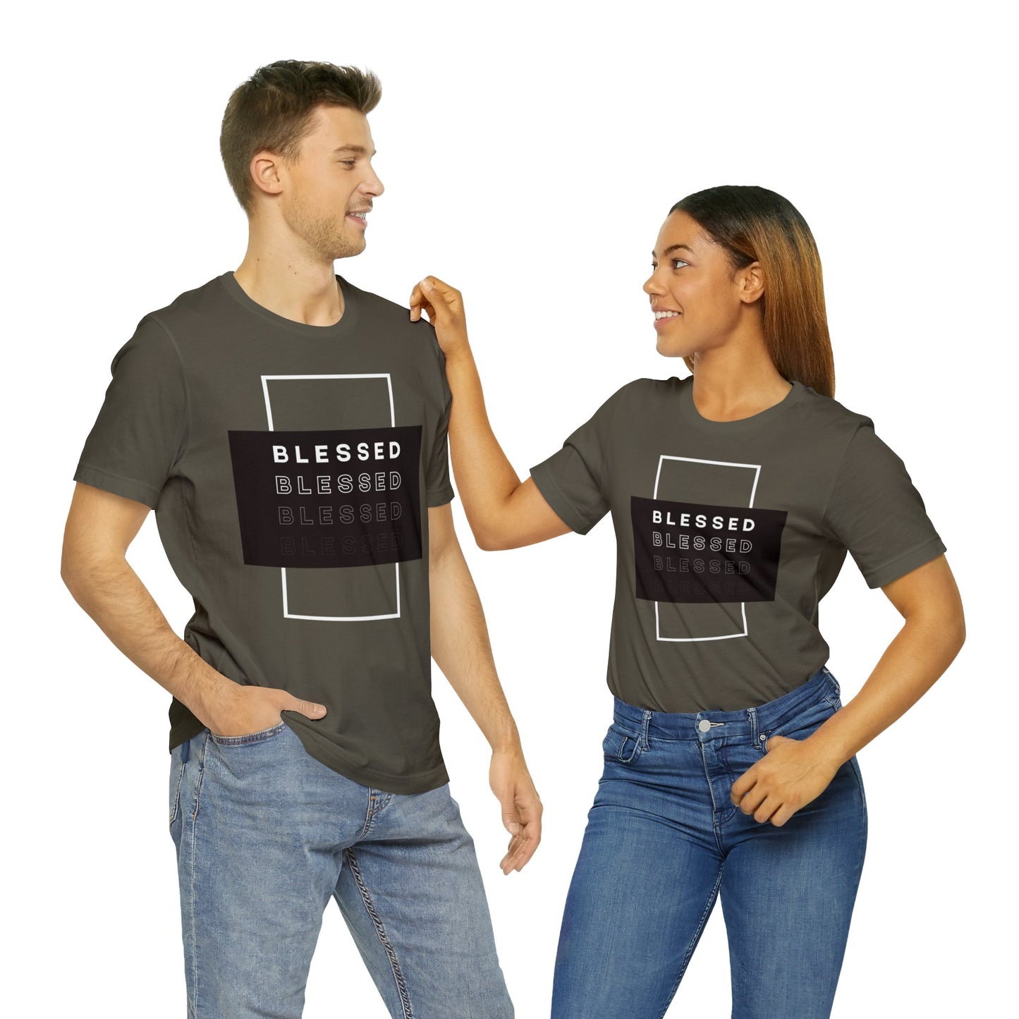 BLESSED Unisex Jersey Short Sleeve Tee