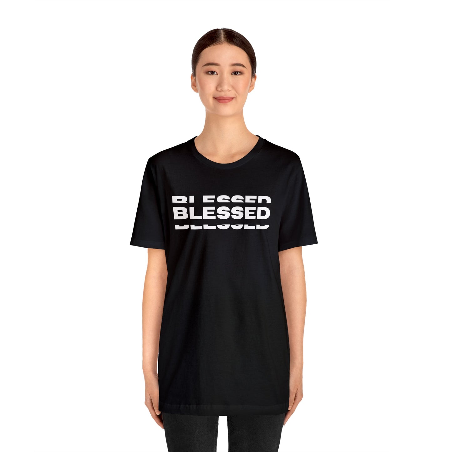BLESSED Unisex Jersey Short Sleeve Tee