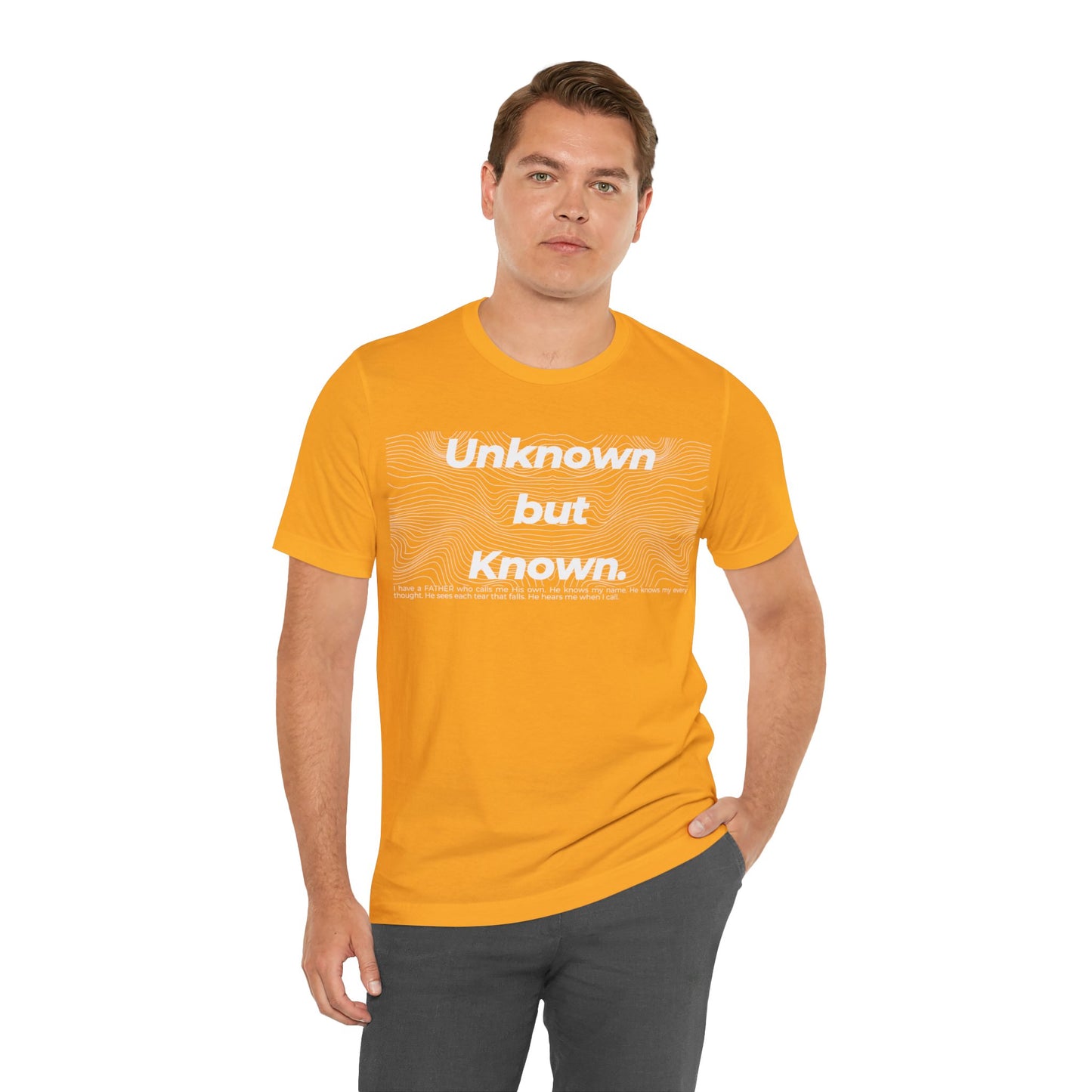 UNKNOWN BUT KNOWN Unisex Jersey Short Sleeve Tee