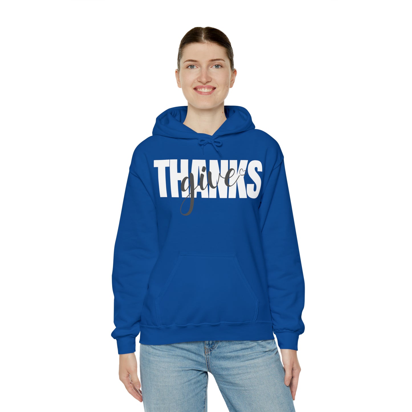 GIVE THANKS Unisex Heavy Blend™ Hooded Sweatshirt