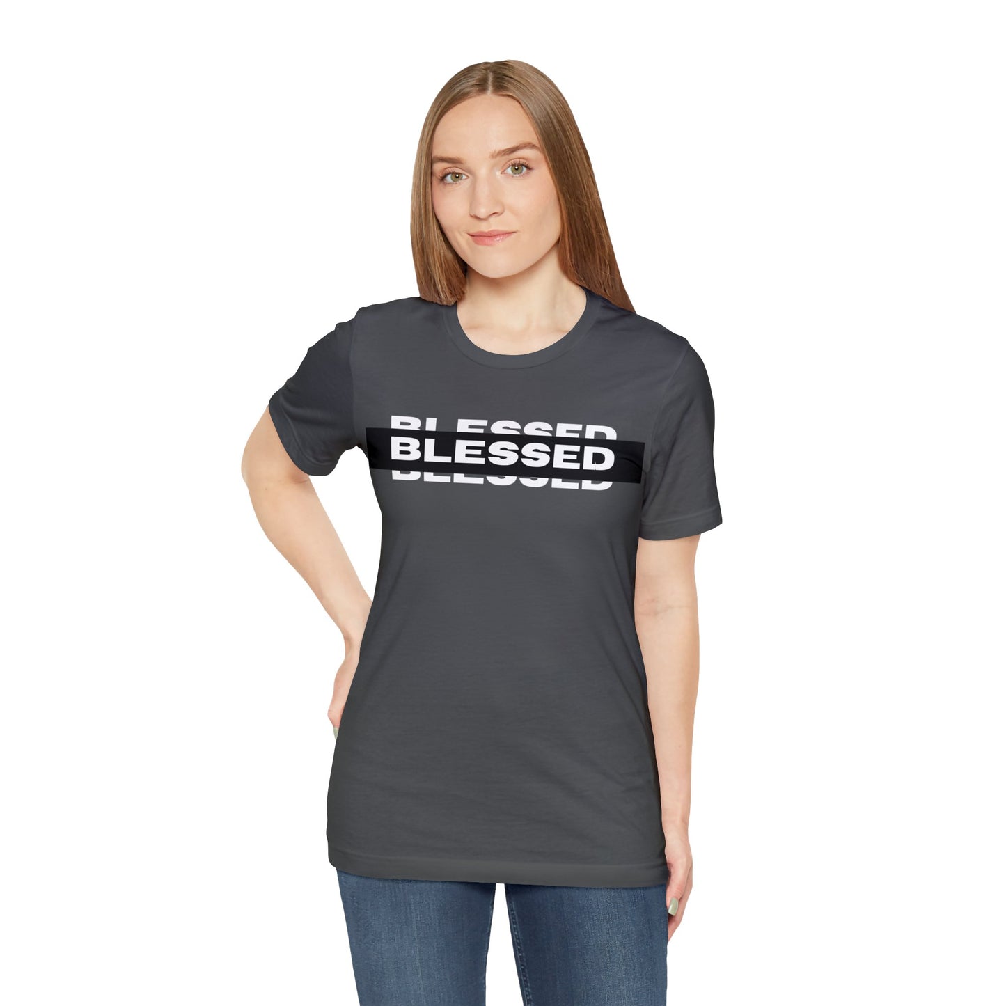 BLESSED Unisex Jersey Short Sleeve Tee