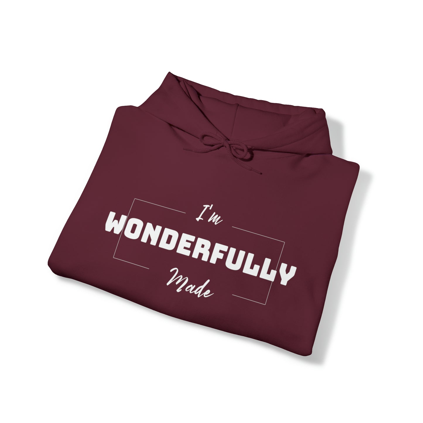 I'M WONDERFULLY MADE Unisex Heavy Blend™ Hooded Sweatshirt