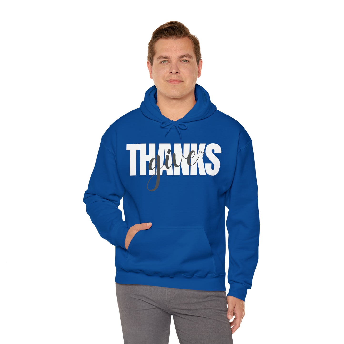 GIVE THANKS Unisex Heavy Blend™ Hooded Sweatshirt