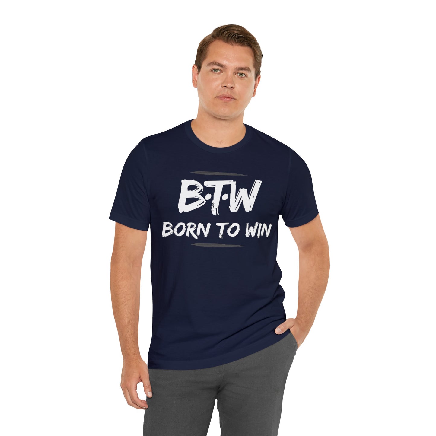 BORN TO WIN Unisex Jersey Short Sleeve Tee