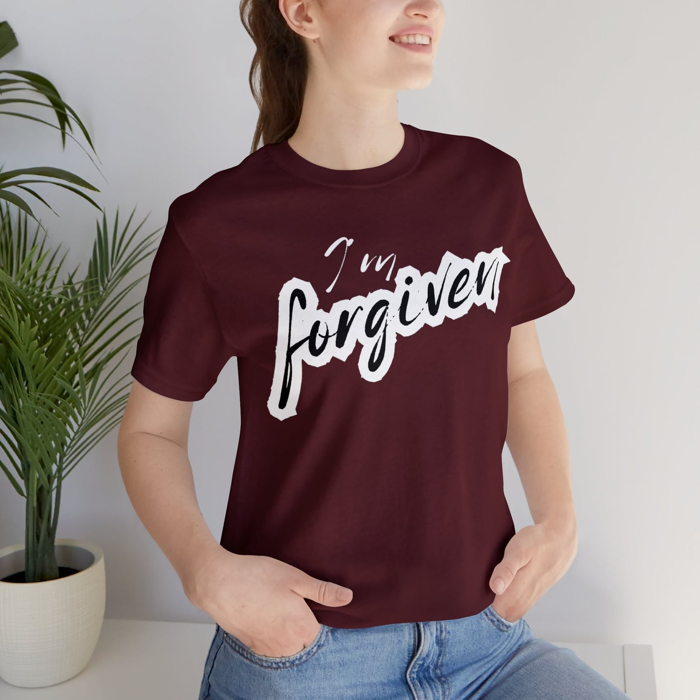 I'M FORGIVEN Unisex Jersey Short Sleeve Tee