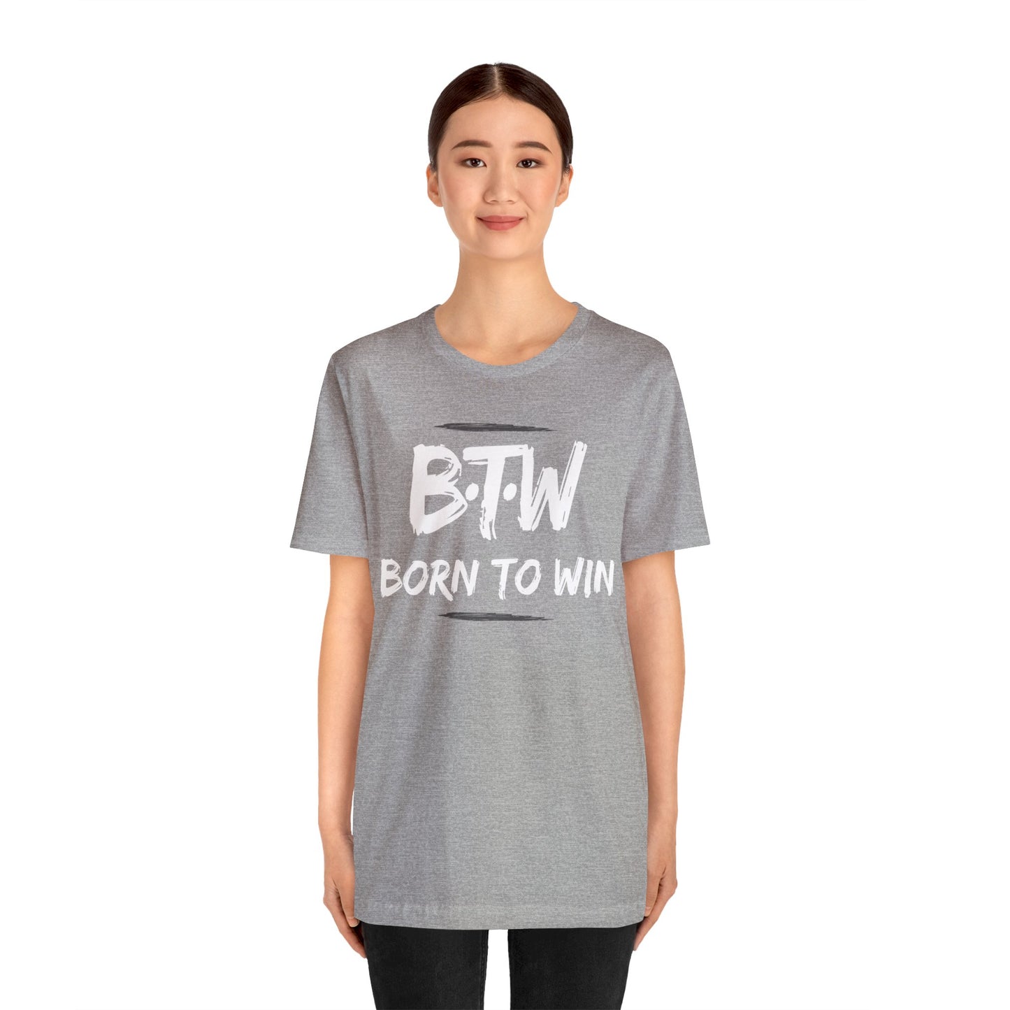 BORN TO WIN Unisex Jersey Short Sleeve Tee