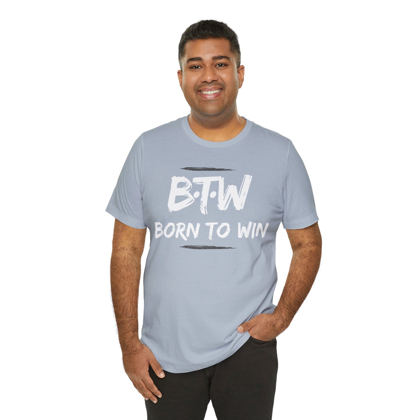 BORN TO WIN Unisex Jersey Short Sleeve Tee