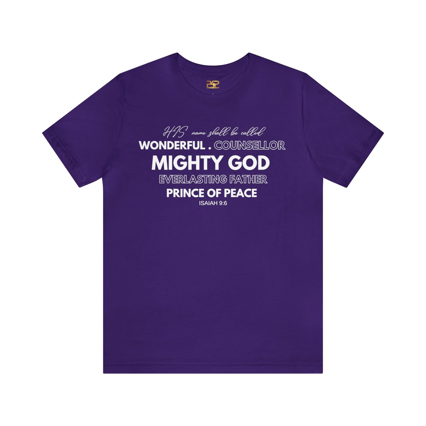 ISAIAH 9:6 Unisex Jersey Short Sleeve Tee