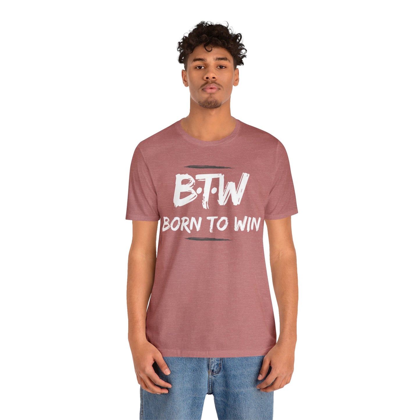 BORN TO WIN Unisex Jersey Short Sleeve Tee